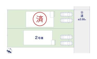 横浜市磯子区洋光台６丁目の新築一戸建の区画図|住環境良好の立地！