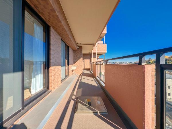 グランシティ横濱保土ケ谷のバルコニー|陽当り良好のバルコニー！
風通しもよく気持ちいいです
