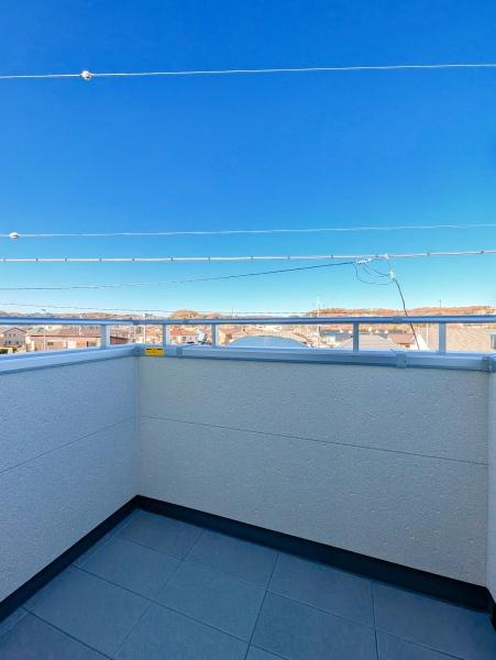 相模原市緑区橋本７丁目の新築一戸建のバルコニー|陽当り良好のバルコニー！
風通しもよく気持ちいいです
