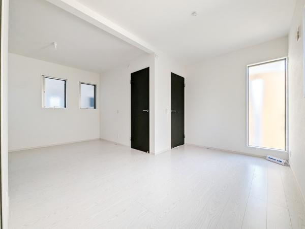 相模原市中央区小山１丁目の新築一戸建の洋室|ライフスタイルに合わせて2部屋にすることも可能です。