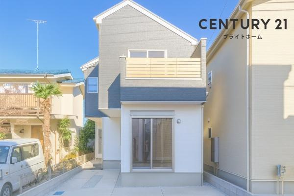 相模原市中央区小山１丁目の新築一戸建の外観|周辺は落ち着いた街並み。
お気軽にお問い合わせください。