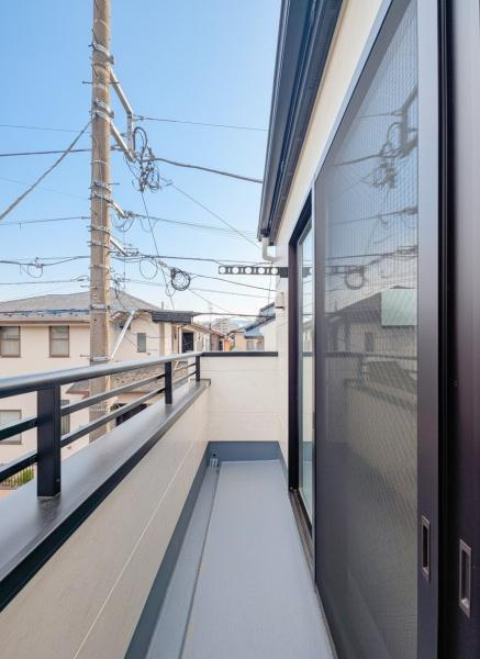 相模原市中央区由野台１丁目の新築一戸建のバルコニー|陽当り良好のバルコニー！
風通しもよく気持ちいいです