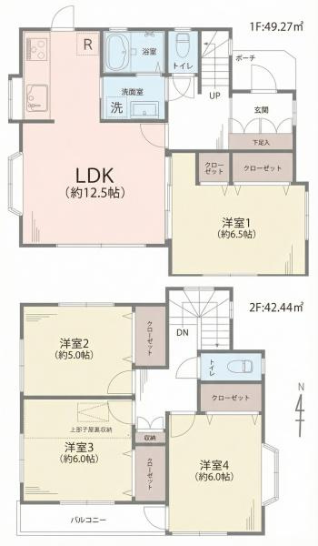 横浜市泉区白百合３丁目の中古一戸建の間取り|使い勝手の良い4LDK
お気軽にお問い合わせください。