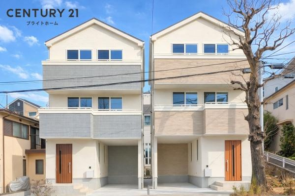 横浜市中区山元町３丁目の新築一戸建の外観|周辺は落ち着いた街並み。
是非一度、現地へお越しください。
ご自宅まで送迎も可能です