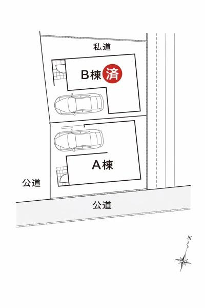 横浜市中区山元町３丁目の新築一戸建の区画図|最終1号棟の販売です。
お気軽にお問合せ下さい！