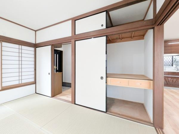 横浜市戸塚区前田町の中古一戸建の収納|押し入れは来客用の布団や、大きなものを
入れておくときに重宝します！