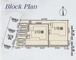 横浜市磯子区洋光台１丁目の新築一戸建の区画図|限定2棟の販売です！
お気軽にお問合せ下さい！