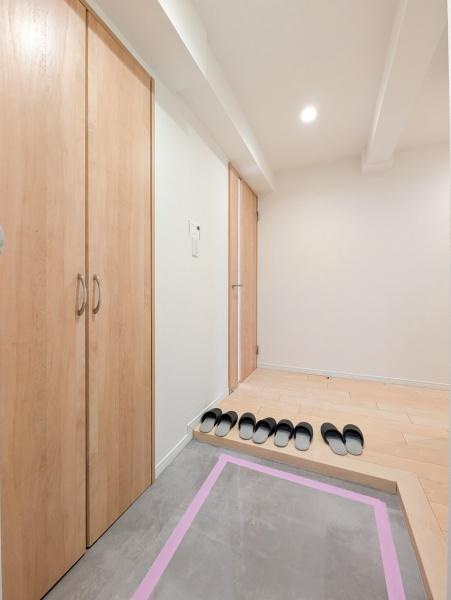 ニューシティ東戸塚緑の街４号棟の玄関|収納豊富な玄関です。
ゆったりとした空間です！