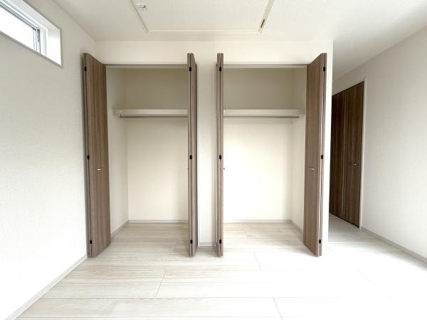 横浜市保土ケ谷区新井町の新築一戸建の収納|豊富な収納スペース。
収納が多いとお部屋が広く使えます！