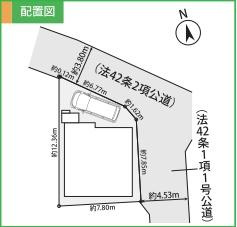 横浜市泉区和泉が丘２丁目の新築一戸建の区画図|角地の為、陽当たり良好です！
お気軽にお問合せ下さい。