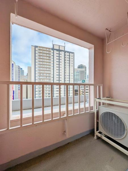 横浜ウェイサイドマンションのバルコニー|陽当り良好のバルコニー！
風通しもよく気持ちいいです