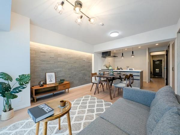 第３大船パークタウンＧ号棟の居間・リビング|明るいLDK！！
陽当たり良好です。