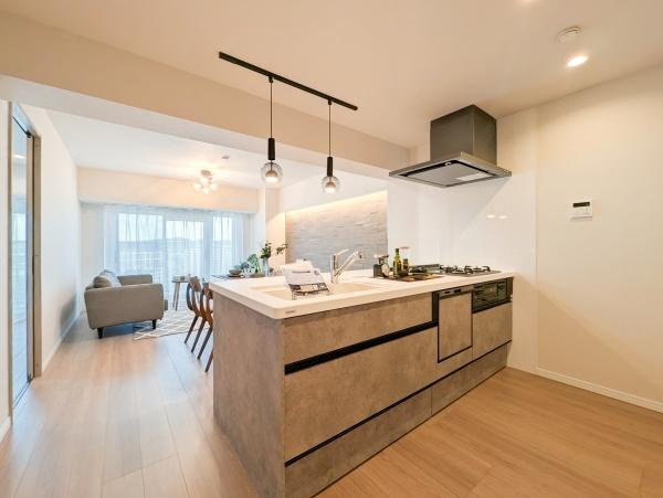 第３大船パークタウンＧ号棟のキッチン|対面式のキッチンはお料理中でも家族とのお話も弾みます。
