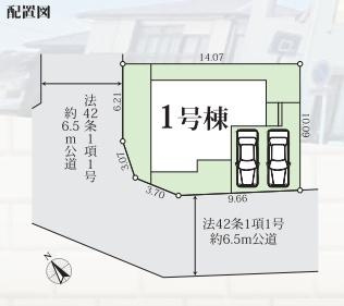 横浜市磯子区杉田８丁目の新築一戸建の区画図|限定１棟の販売です。
是非お問い合わせください！