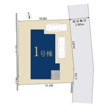 横浜市南区六ツ川２丁目の新築一戸建の区画図|住環境良好の立地！