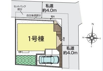 横浜市旭区今宿南町の新築一戸建の区画図|角地の為、陽当たり良好です！
お気軽にお問合せ下さい。