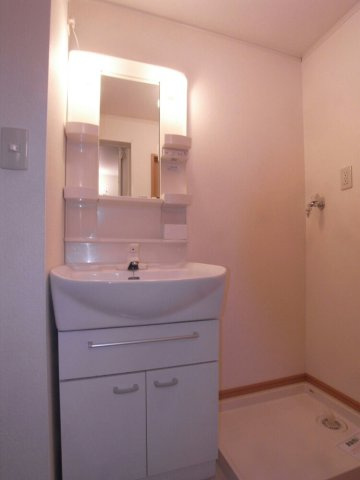 プラシード　カーサＢの洗面所