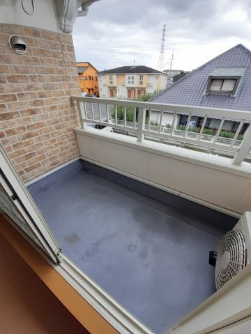 ラルジュ　ガーデン　Ⅱのバルコニー