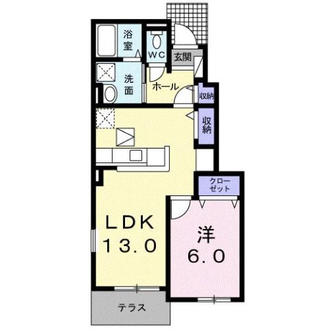 グレイスⅠの間取り
