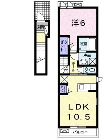 ＣＲＥＳＣＥＮＴの間取り