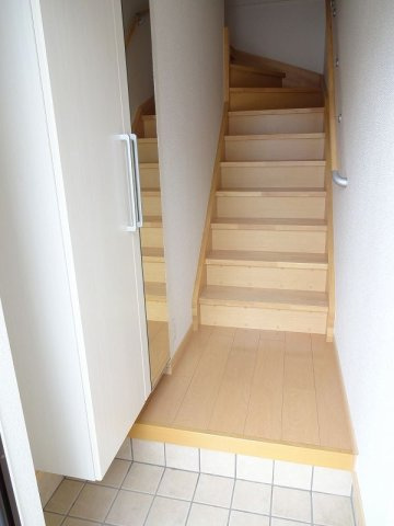 ソレイユ　レヴァーＢの玄関