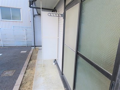 レオパレスコンフォールのその他|洗濯物を外干しできます