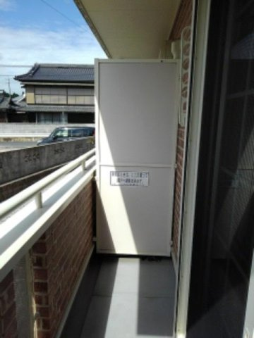 ブルーガーデニアのバルコニー