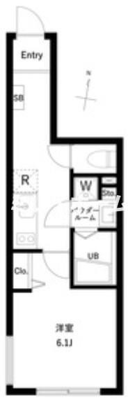 WHARF蒲田westの間取り