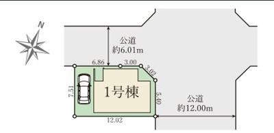 【区画図】 | Terrechez伊丹市荻野２期 | 区画図