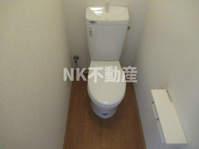 【トイレ】 | メゾン松村（河内小阪賃貸） | 落ち着いた色調のトイレです