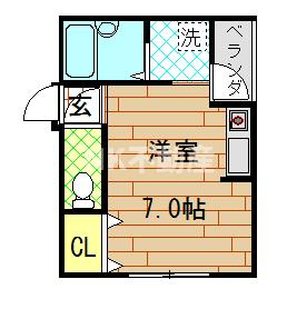 【間取り】 | メゾン松村（河内小阪賃貸） | 間取りです
