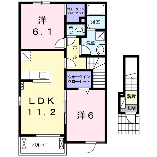 レガーロ・グランツＢの間取り