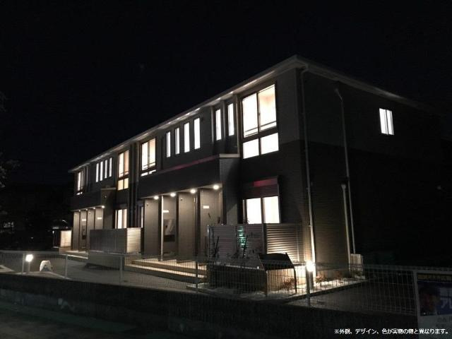 宇都宮市雀の宮アパート新築工事の外観|同型タイプ