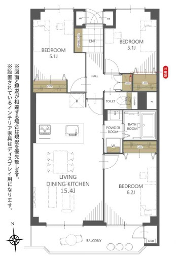 ファミール岡山の間取り
