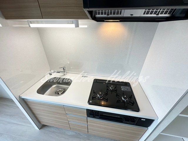 の賃貸マンションのキッチン
