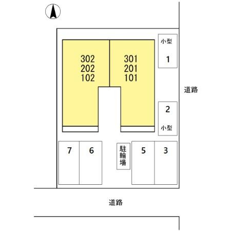 サンクリア蒼の区画図