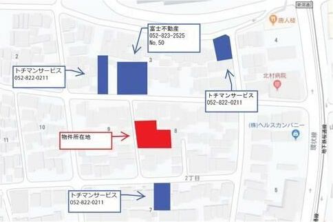 グランティック・ノーブル新瑞橋の周辺