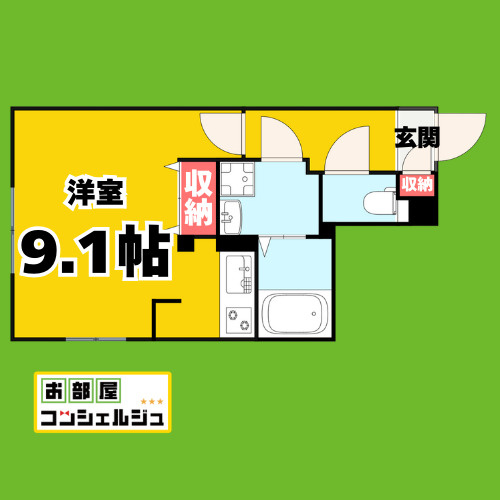 LUORE浄心の間取り
