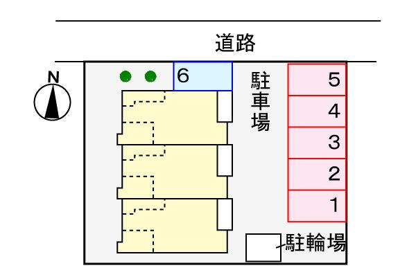 ドリームたちばなの駐車場