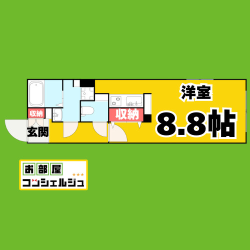 LUORE浄心の間取り