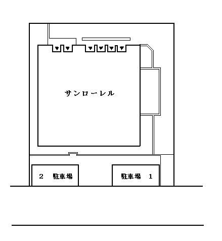 サンローレルの駐車場