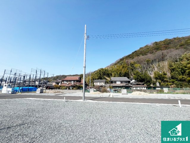 姫路市勝原区山戸　第4期　新築一戸建ての外観|周辺は落ち着いた街並みの住宅地！子育てがしやすい住環境です！まだ未完成ですが、現地でしかわからない事もございます。是非一度ご覧ください。