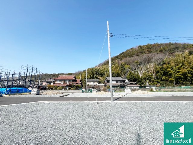 姫路市勝原区山戸　第4期　新築一戸建ての外観|周辺は落ち着いた街並みの住宅地！子育てがしやすい住環境です！まだ未完成ですが、現地でしかわからない事もございます。是非一度ご覧ください。