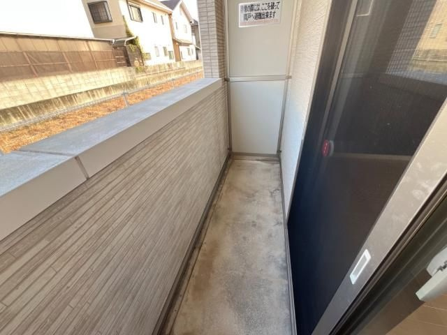 メゾン・ミライフのバルコニー