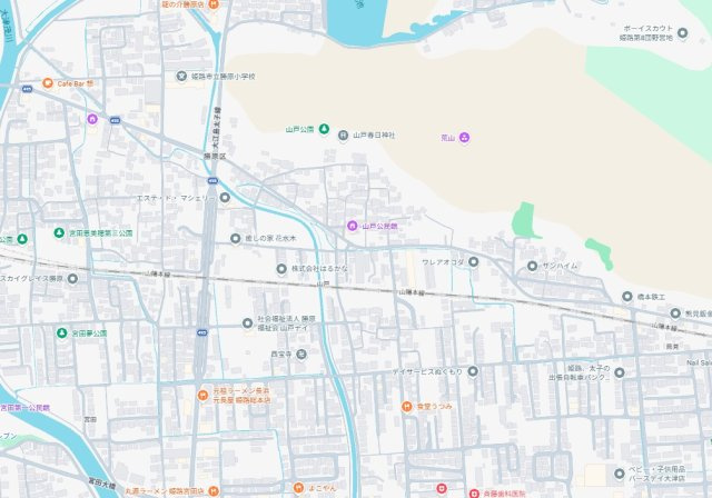 姫路市勝原区山戸　第4期　新築一戸建ての地図