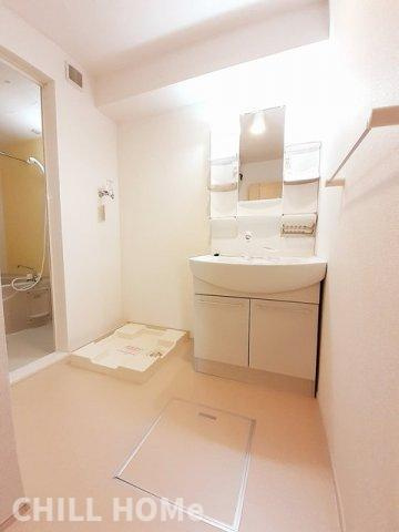 ラ・ポルテＡの洗面所|当社、チルホームのHPもご覧ください(^^)/物件情報多数♪