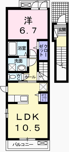 グランアウローラⅥの間取り
