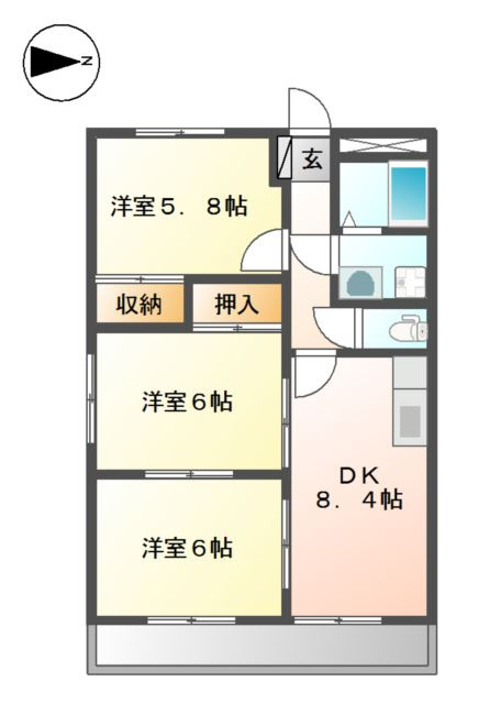 エスペランス　光の間取り