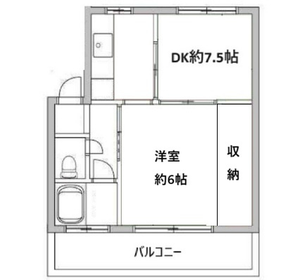 八幡ハイツの間取り