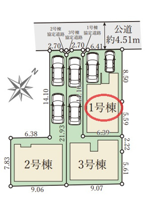 【区画図】 | Terrechez西宮市浜甲子園１期 | 区画図